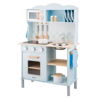 Kitchenette - modern - electric cooking - blue